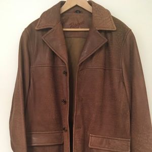 Tan/Brown Rogue Leather Coat